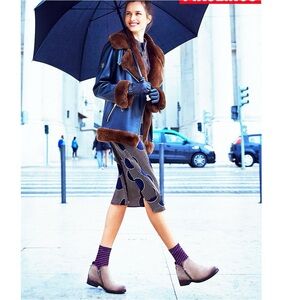 Pikolinos Ordino W8M-8692SO Stone Leather Women’s 
 Eu41 stitched trim details